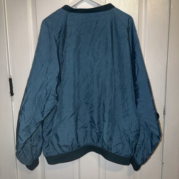 VTG Logo 7 Men’s Philadelphia Eagles Pullover V Neck Size XL 90’s NFL Green - Picture 5 of 7